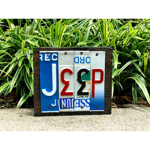 Locally Hand Crafted Custom License Plate Signs