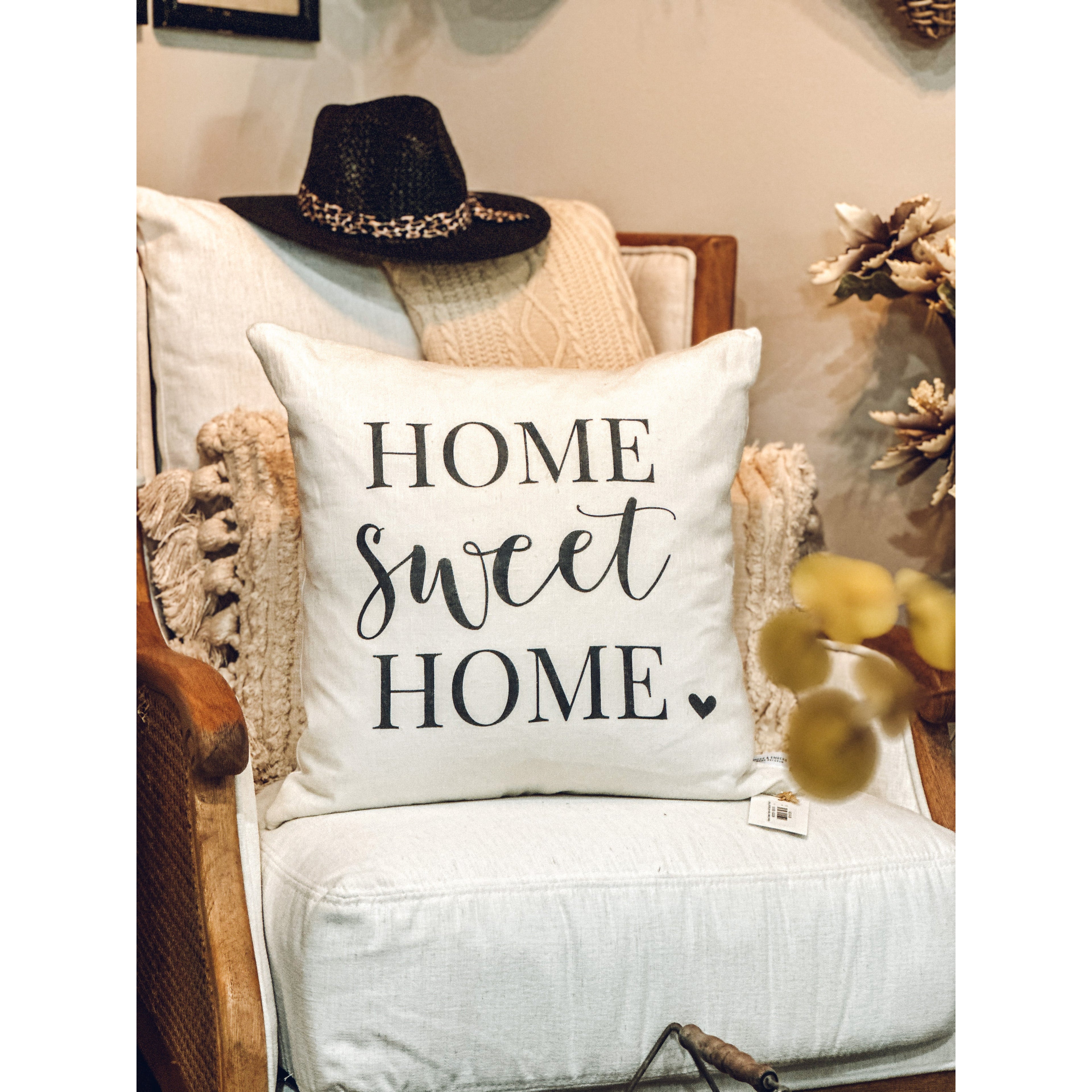 Home Sweet Home w/Charcoal Heart