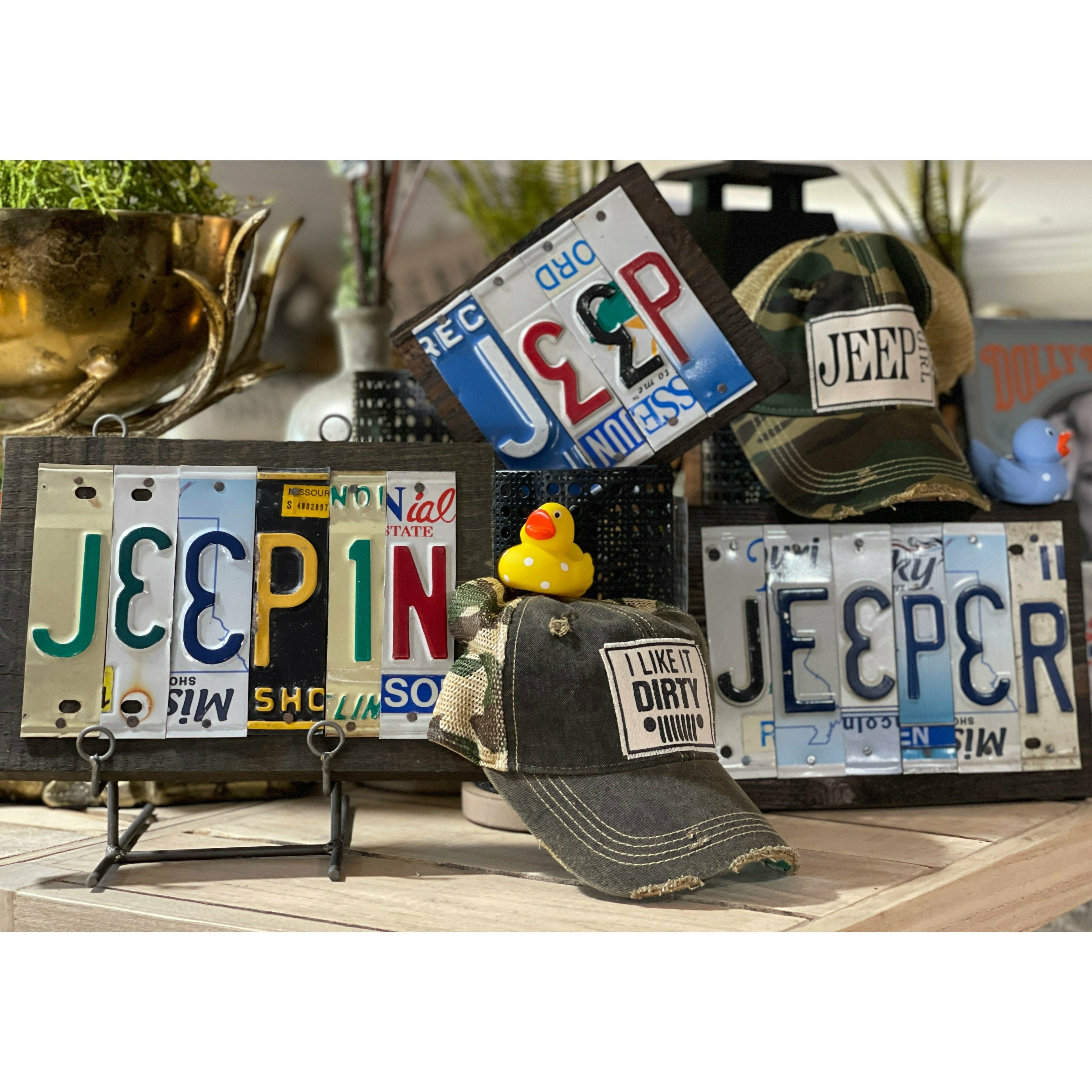 Locally Hand Crafted Custom License Plate Signs