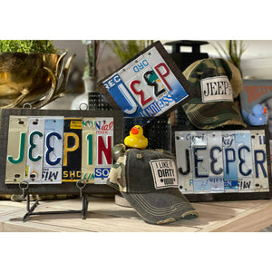 Locally Hand Crafted Custom License Plate Signs