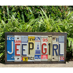 Locally Hand Crafted Custom License Plate Signs