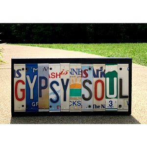 Locally Hand Crafted Custom License Plate Signs