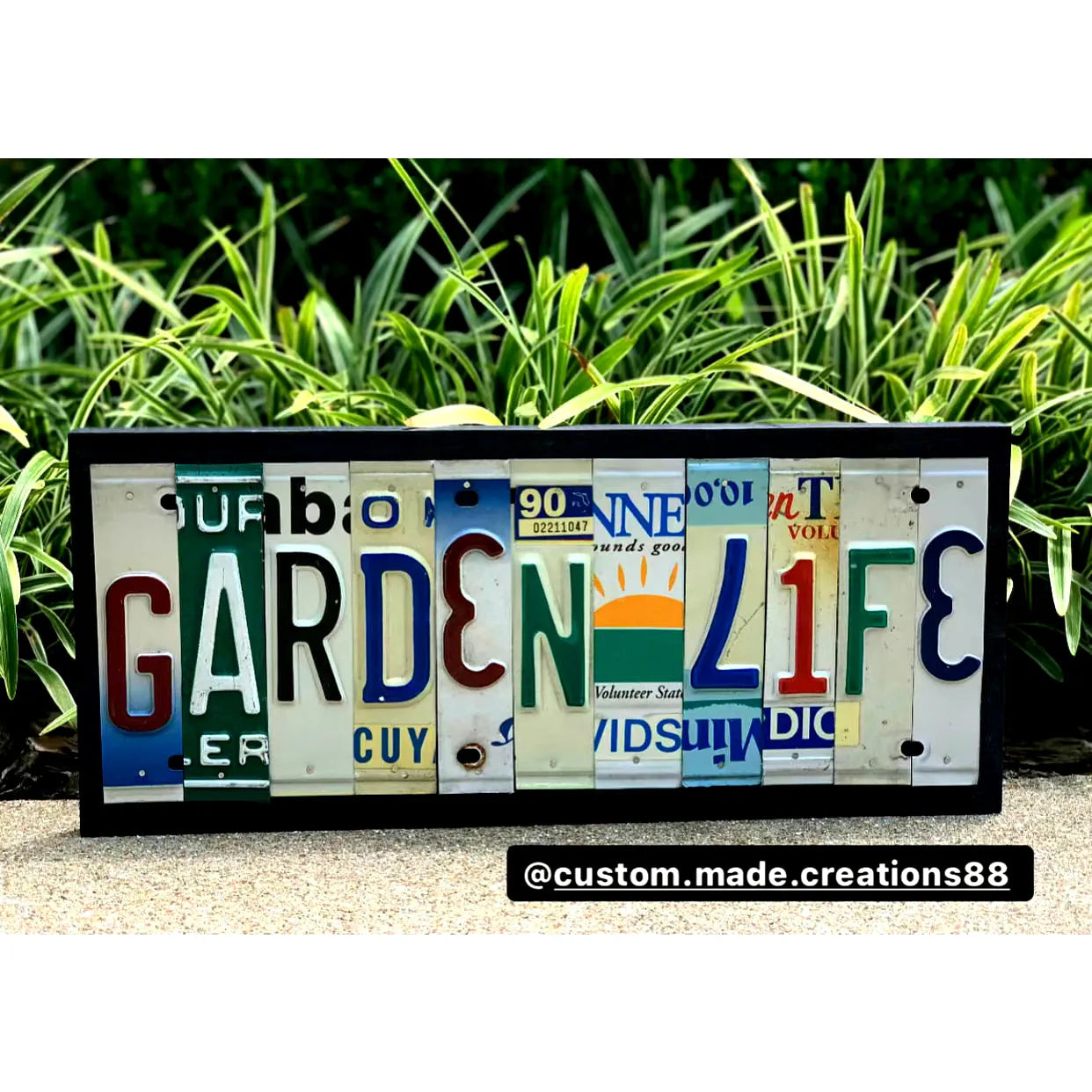 Locally Hand Crafted Custom License Plate Signs