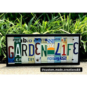 Locally Hand Crafted Custom License Plate Signs