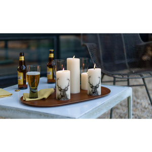 Copperplate Collection | Natural Pillar Candle