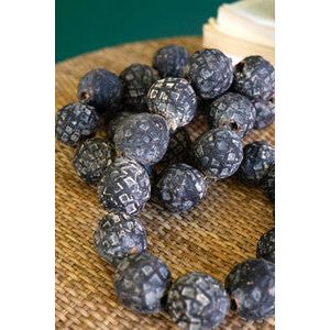 Black Clay Beads