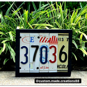 Locally Hand Crafted Custom License Plate Signs