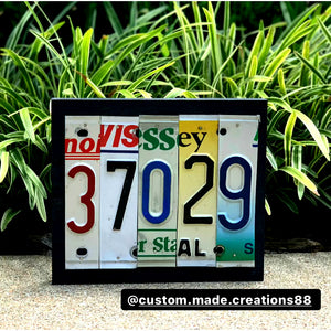 Locally Hand Crafted Custom License Plate Signs