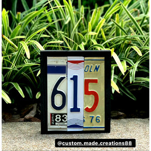 Locally Hand Crafted Custom License Plate Signs