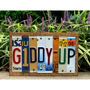 Locally Hand Crafted Custom License Plate Signs