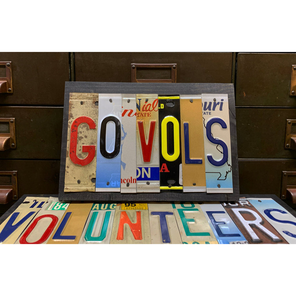 Locally Hand Crafted Custom License Plate Signs