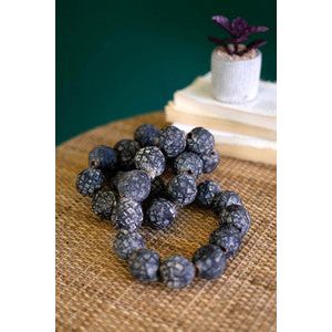Black Clay Beads