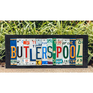 Locally Hand Crafted Custom License Plate Signs