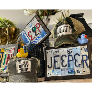 Locally Hand Crafted Custom License Plate Signs