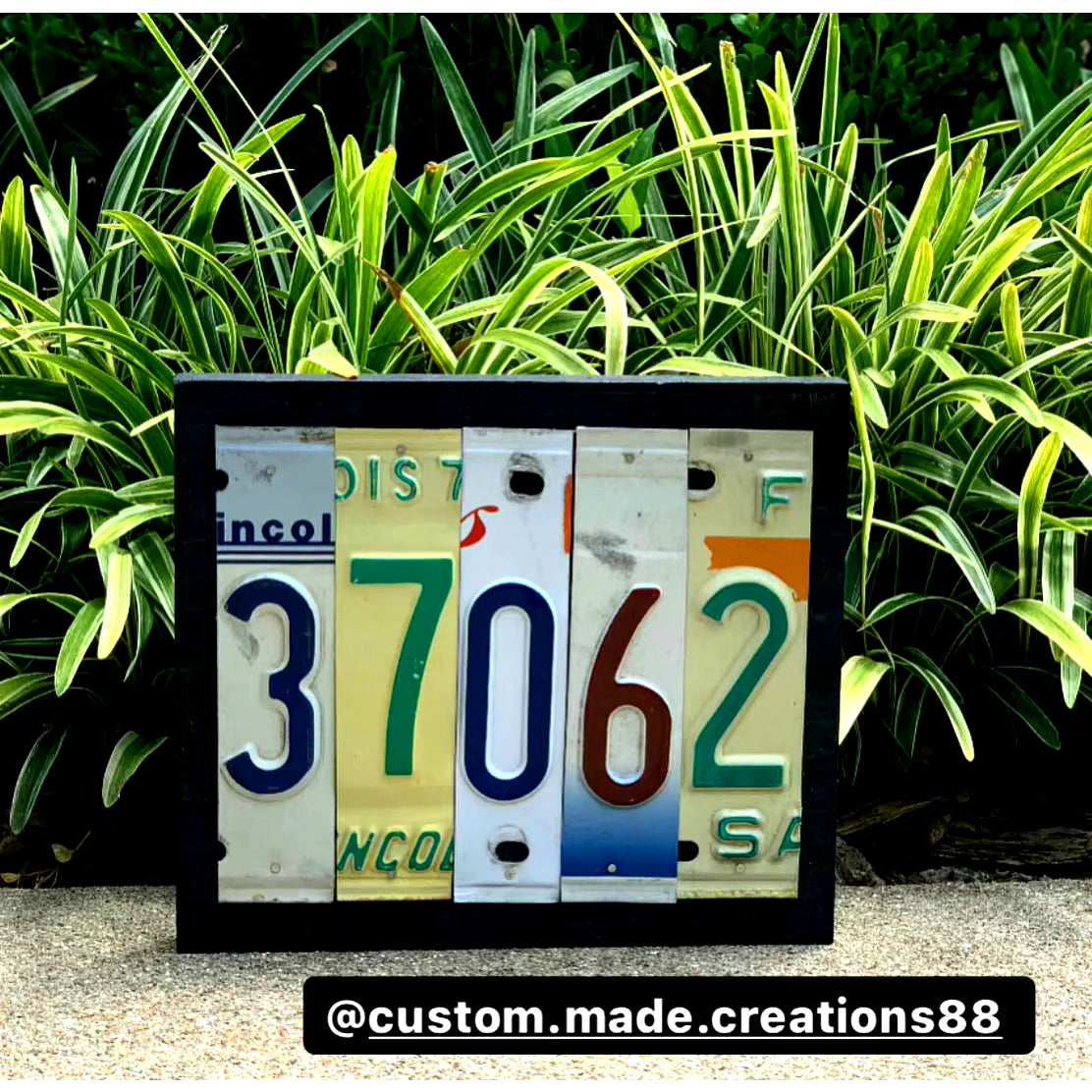 Locally Hand Crafted Custom License Plate Signs