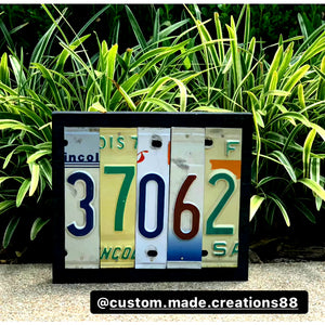 Locally Hand Crafted Custom License Plate Signs