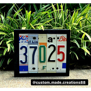 Locally Hand Crafted Custom License Plate Signs