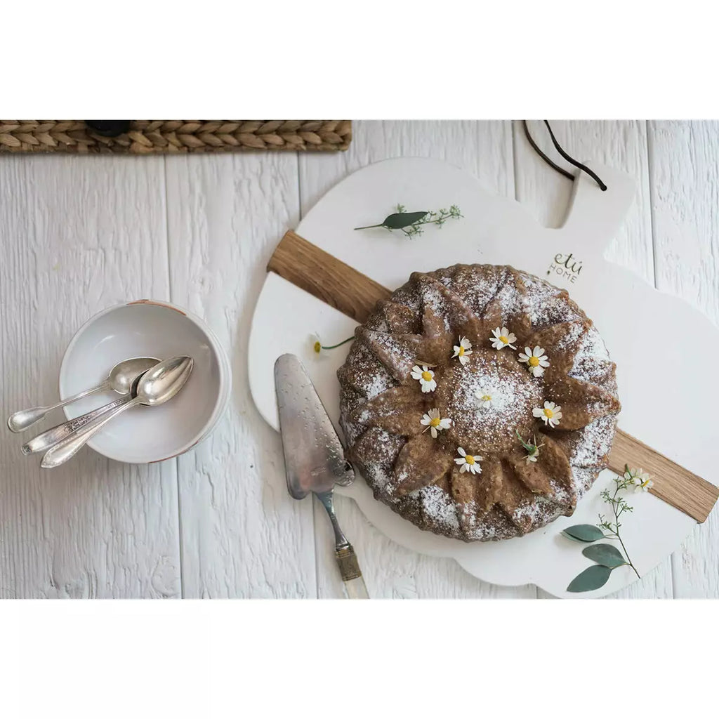 White Mod Pumpkin Charcuterie Board - Small
