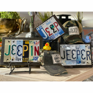 Locally Hand Crafted Custom License Plate Signs