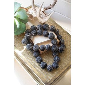 Black Clay Beads