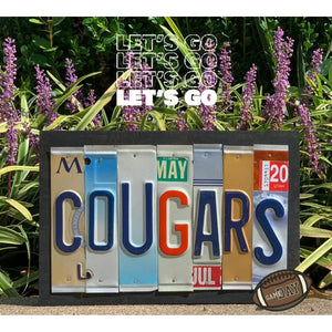 Locally Hand Crafted Custom License Plate Signs