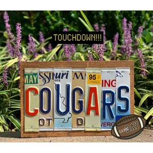 Locally Hand Crafted Custom License Plate Signs