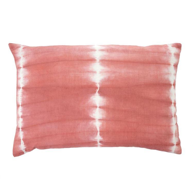 Coral Shibori Pillow