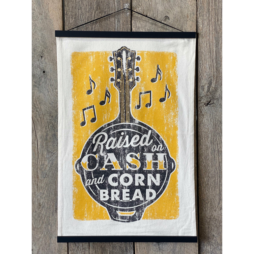 Raised on Cash and Cornbread - Kitchen Towel