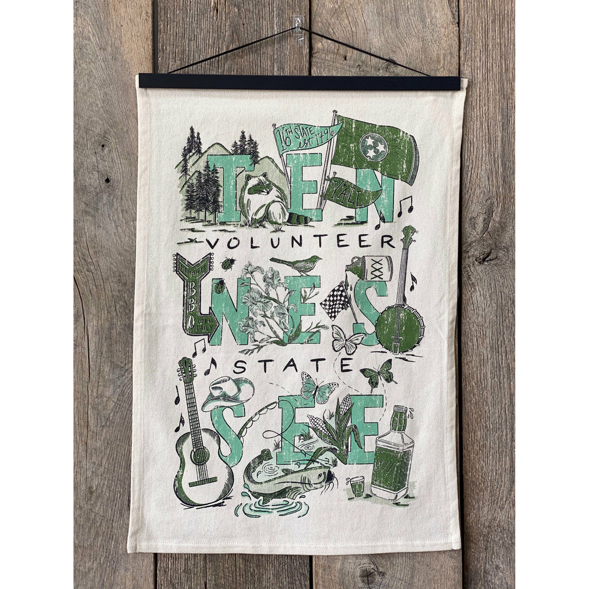 Tennessee Icons - Kitchen Towel