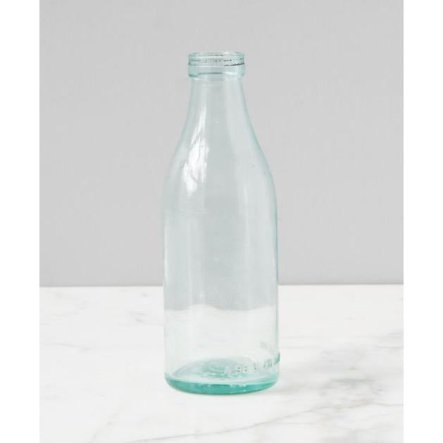 Found European Yogurt Glass Bottle - Large