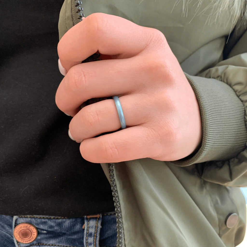 Elements Classic Halo Silicone Rings