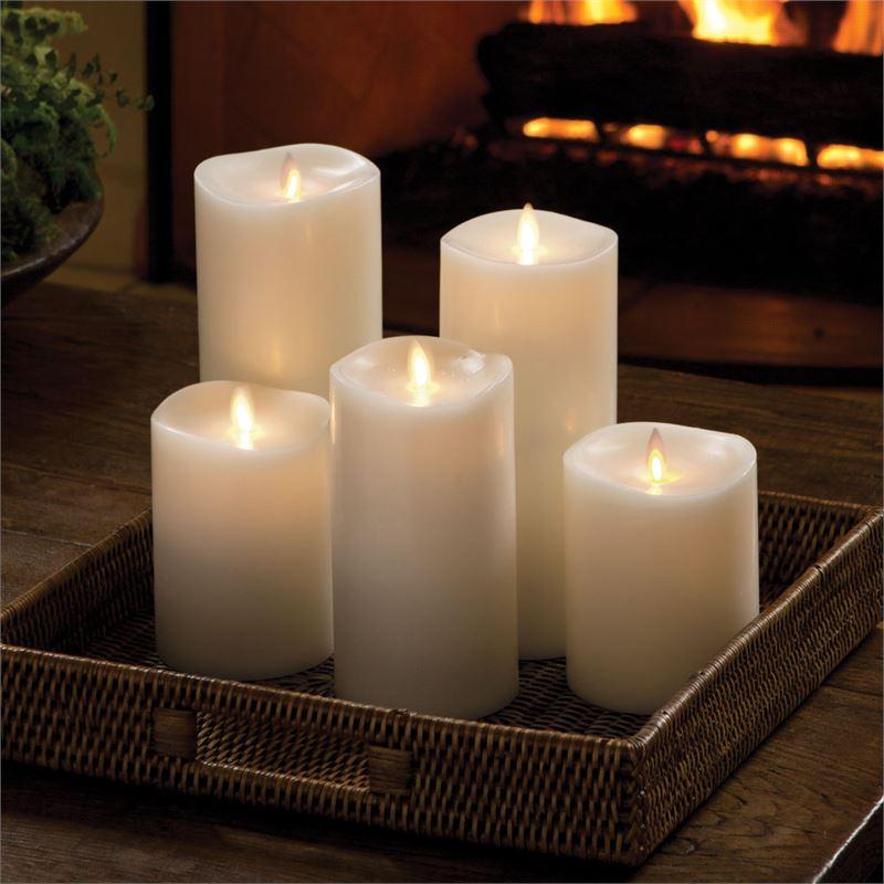 Lightli Moving Flame Pillar - OUTDOOR