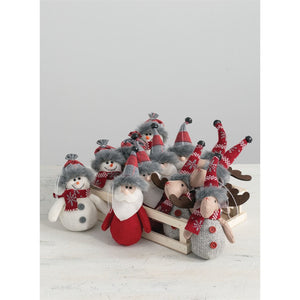 Santa | Snowman | Moose Ornaments