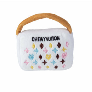 White Chewy Vuitton Handbag