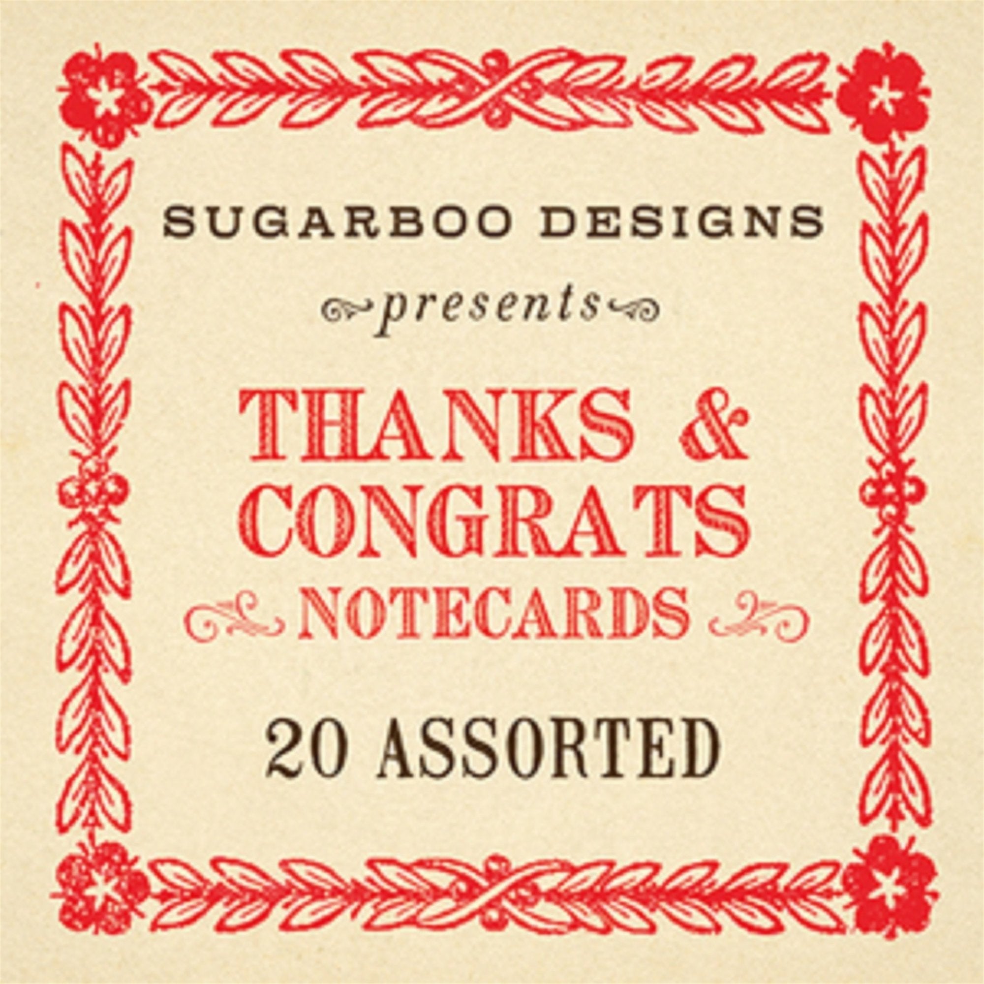 Thanks & Congrats Notecards