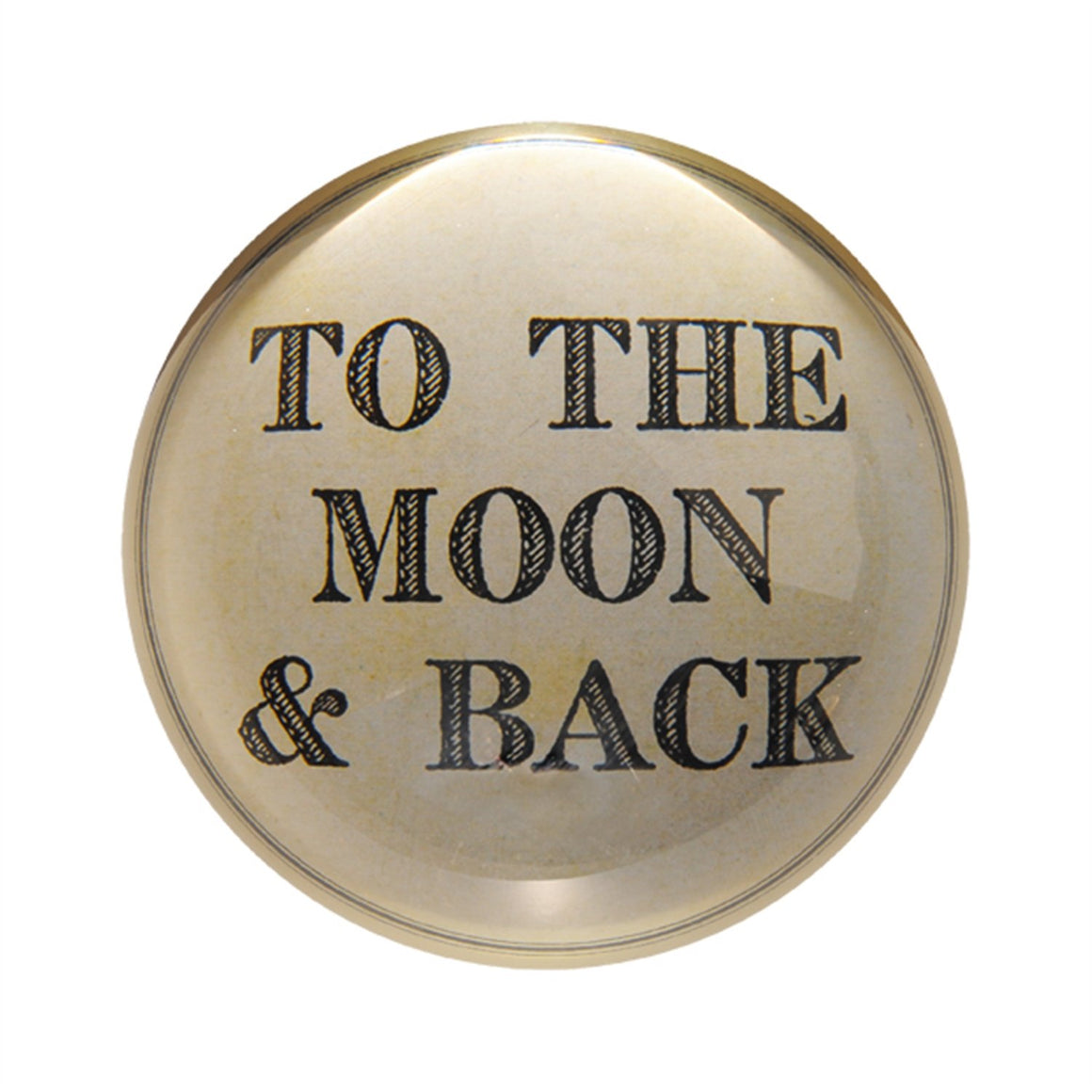 Paperweight - To the Moon & Back
