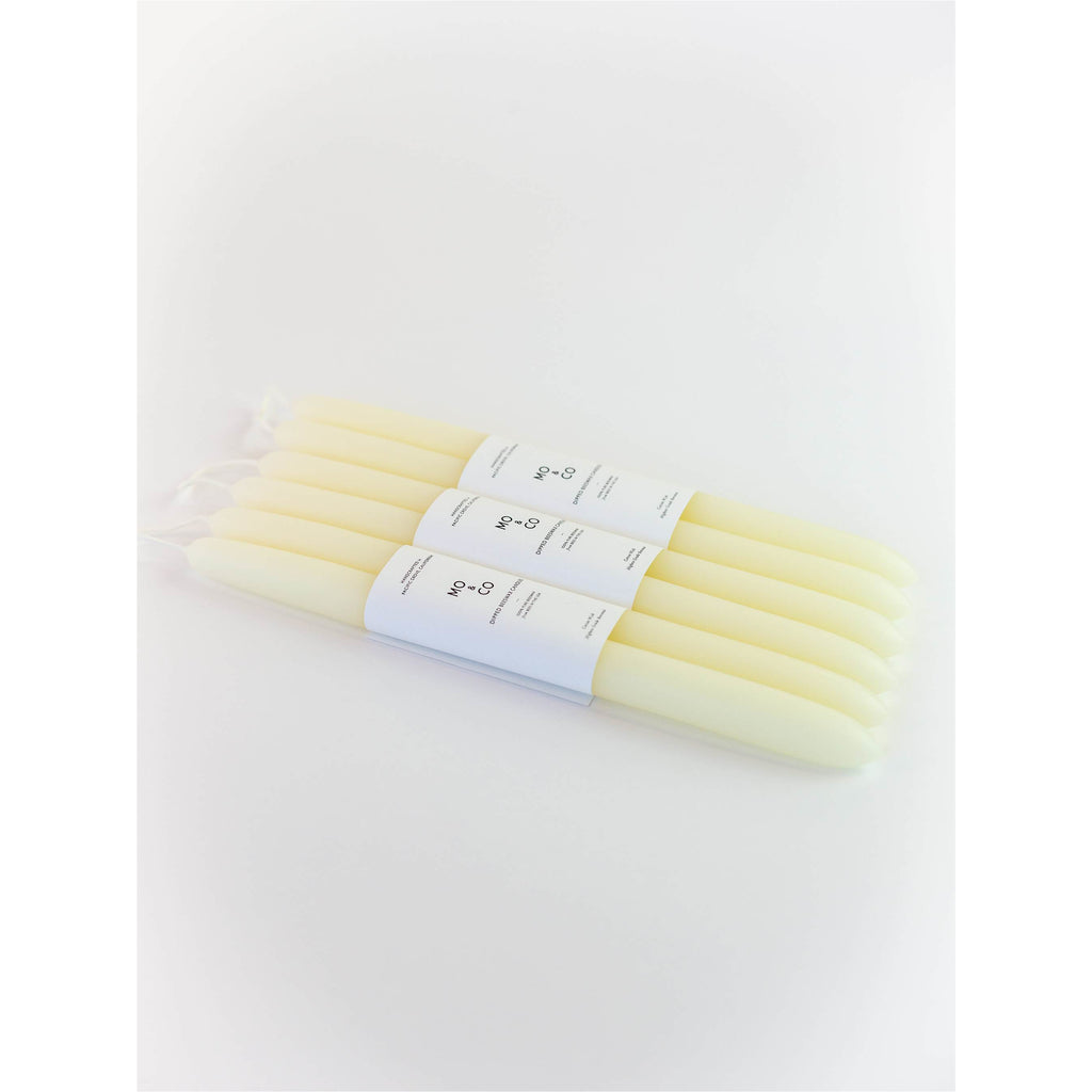 Dipped Beeswax Taper Candles