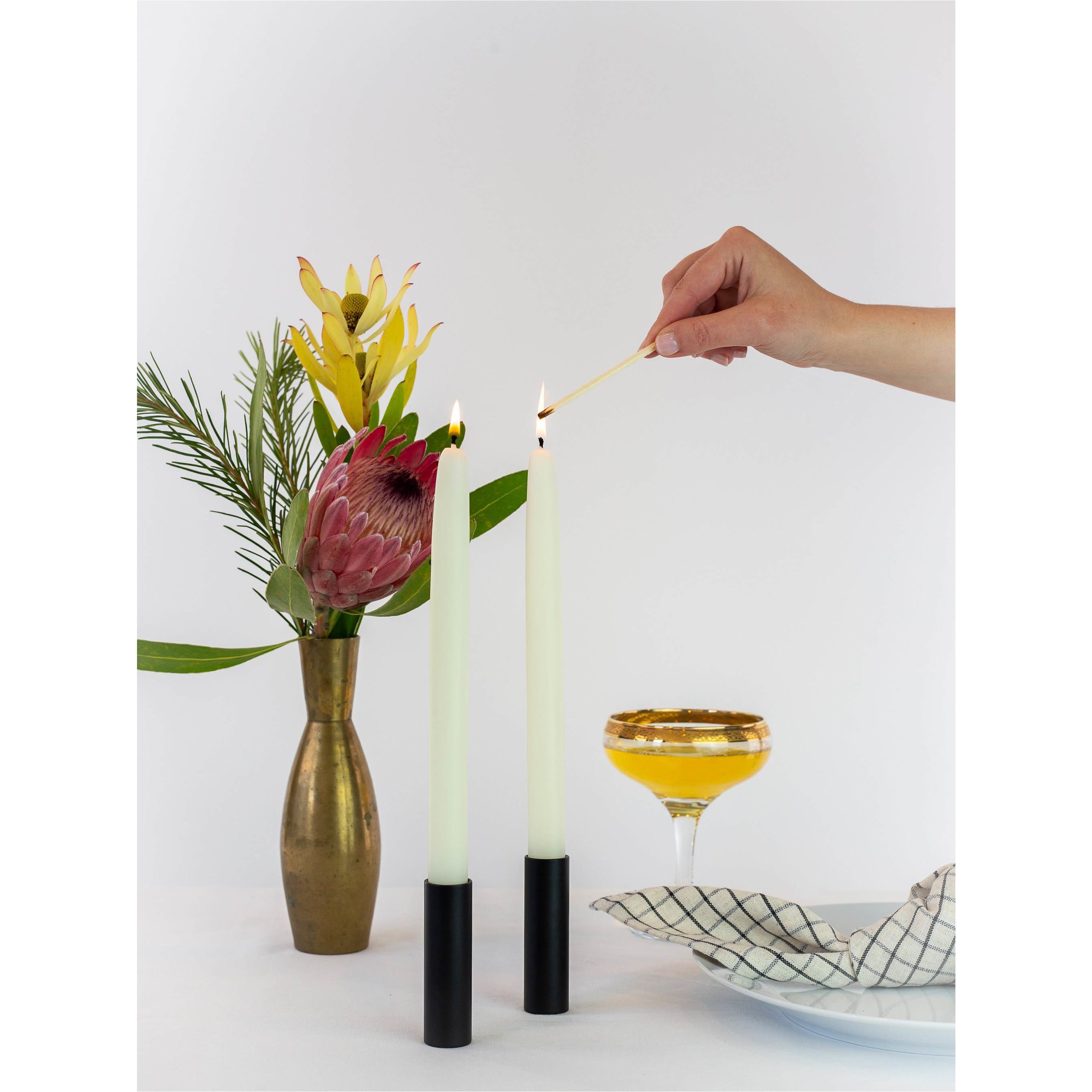 Dipped Beeswax Taper Candles