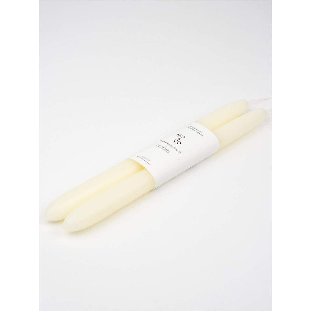 Dipped Beeswax Taper Candles