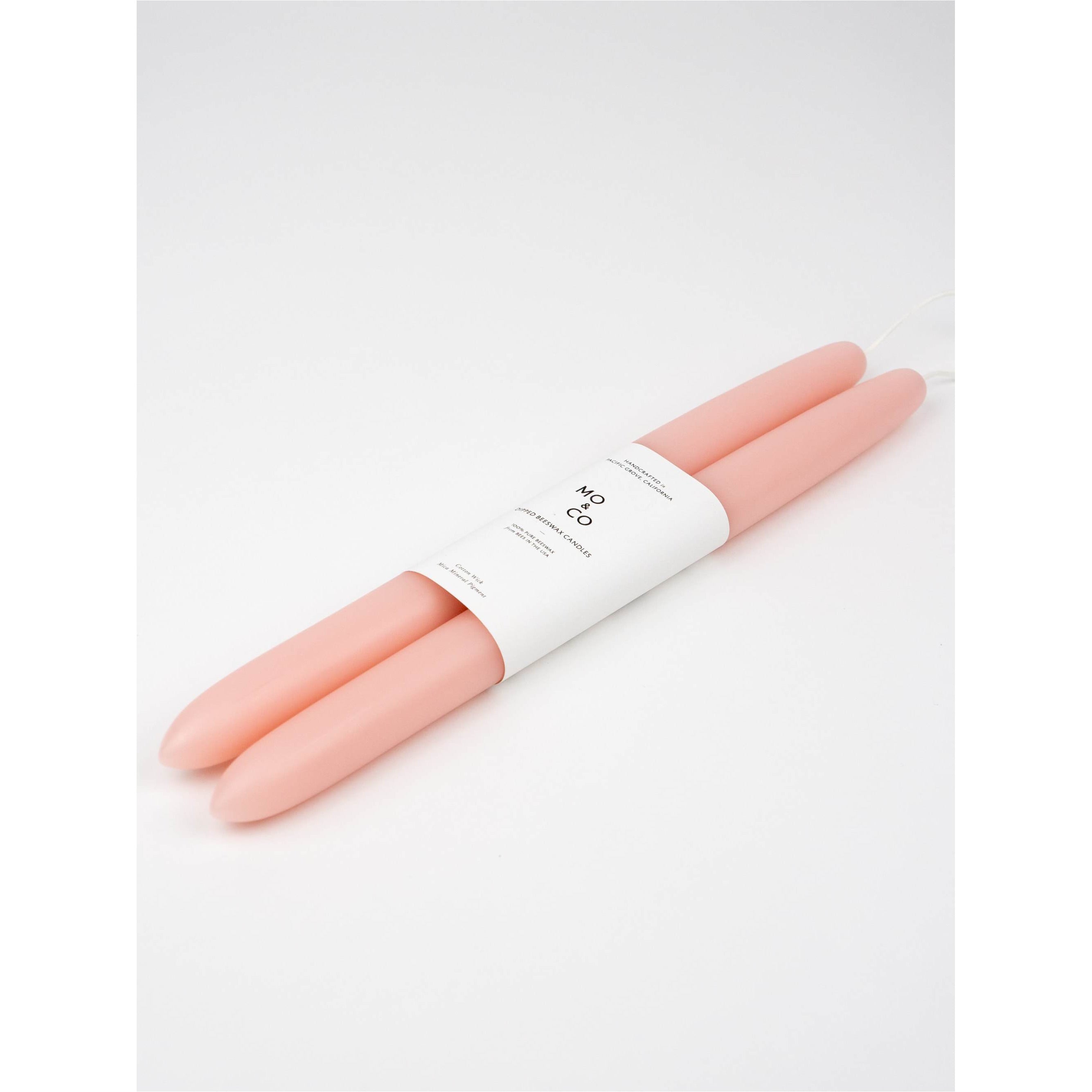 Dipped Beeswax Taper Candles