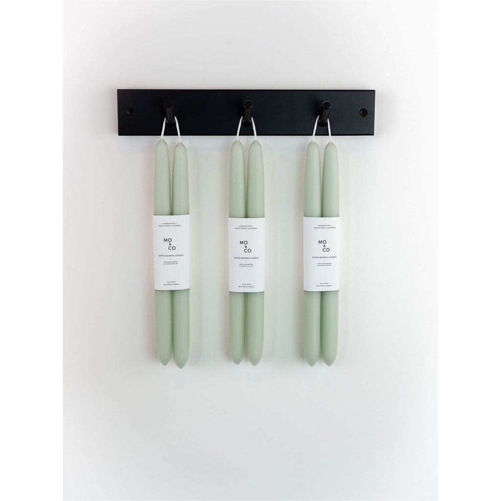 Dipped Beeswax Taper Candles