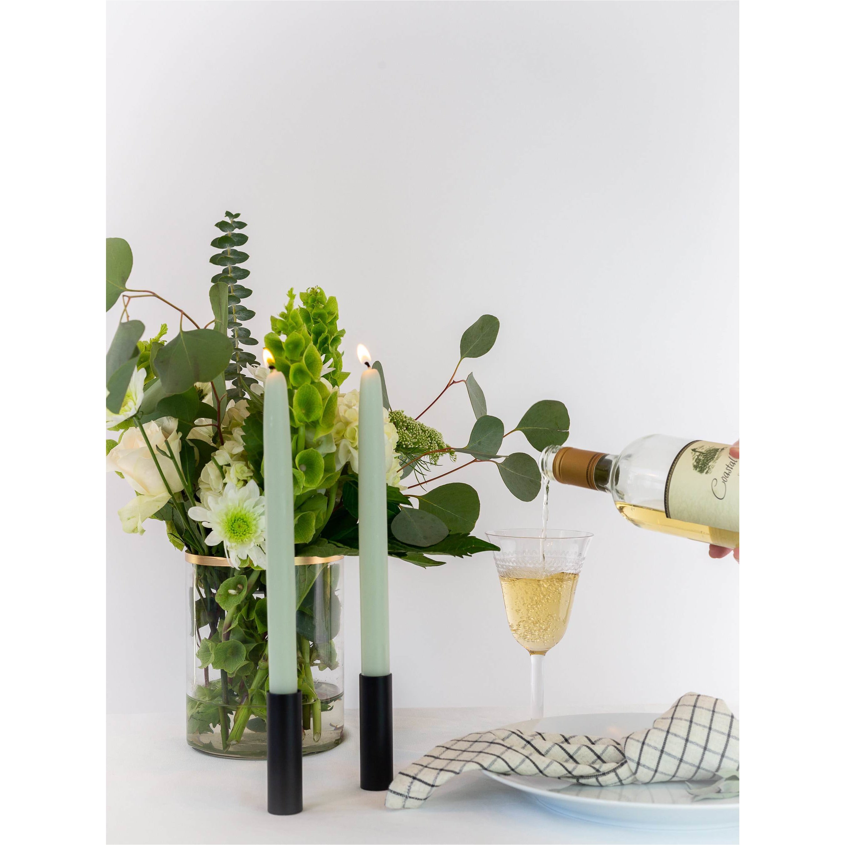 Dipped Beeswax Taper Candles