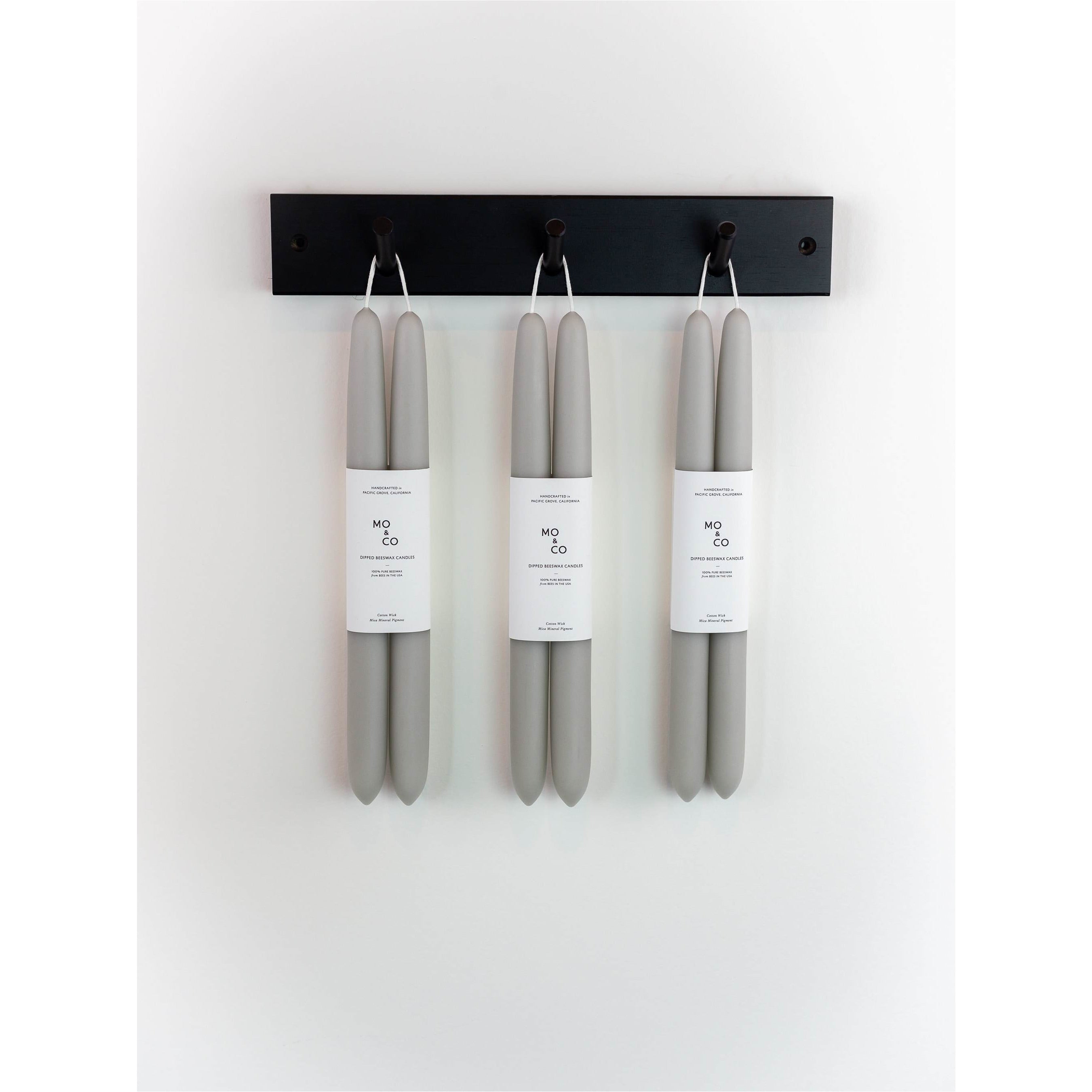 Dipped Beeswax Taper Candles