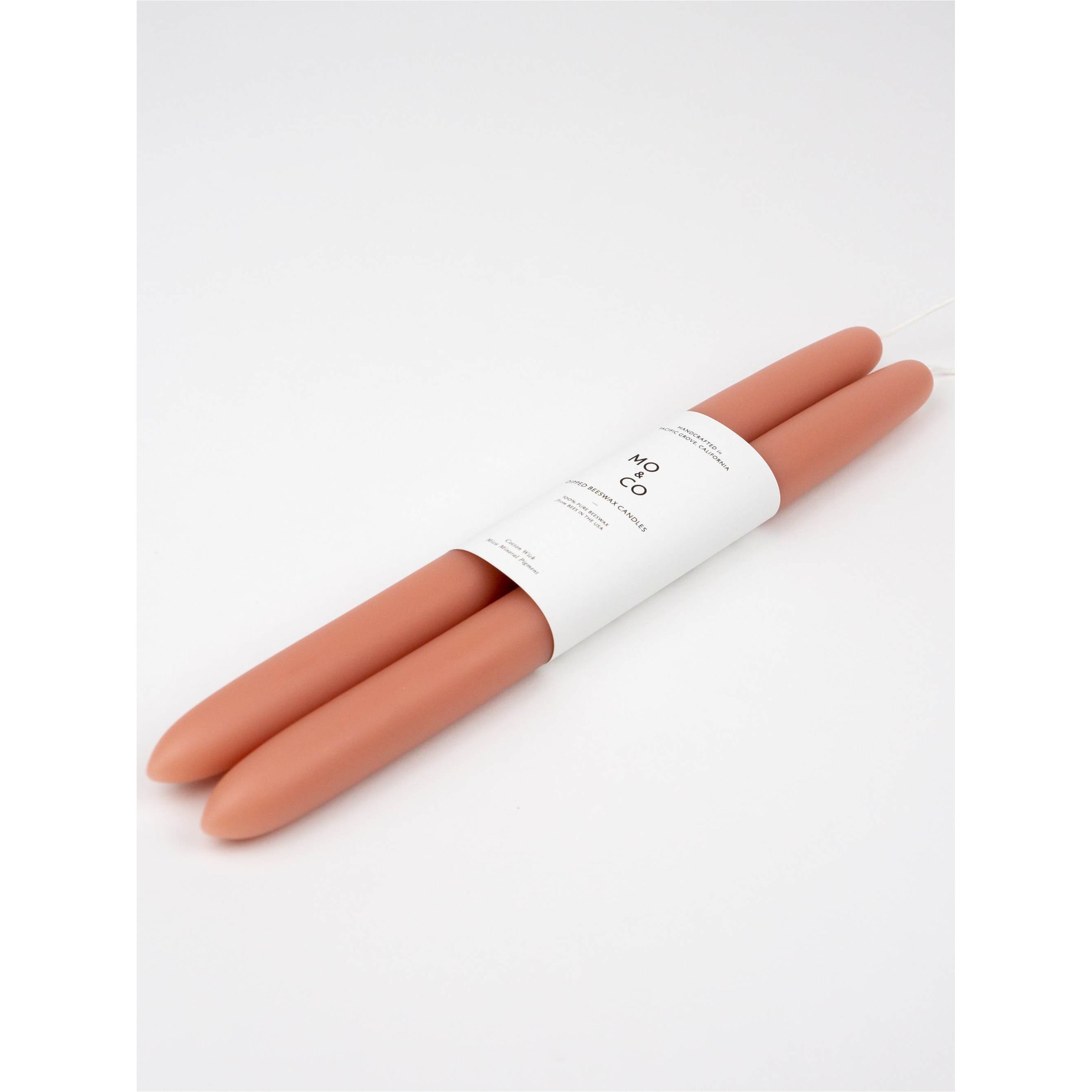 Dipped Beeswax Taper Candles