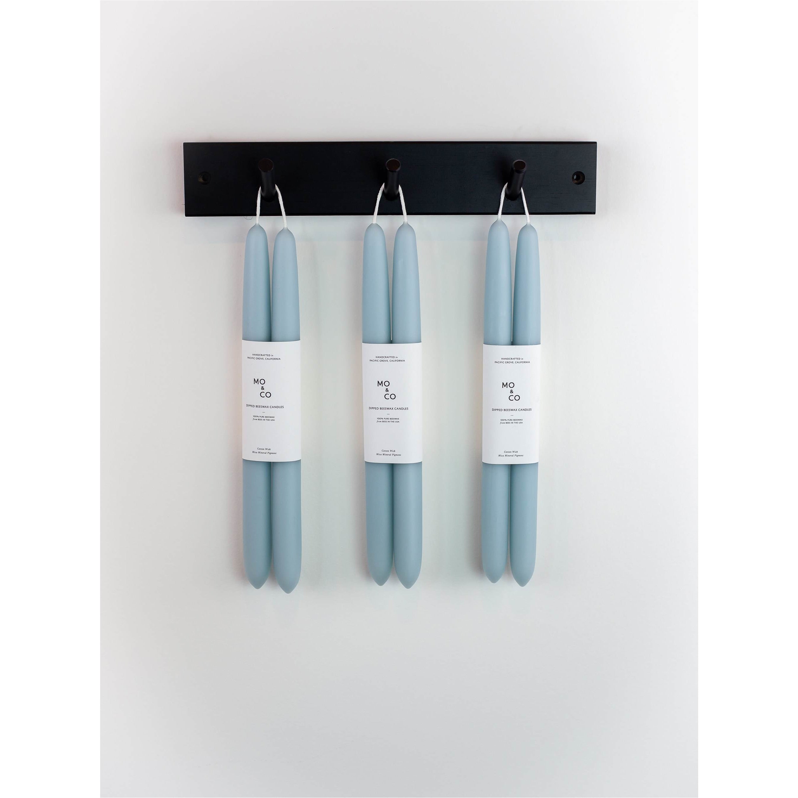 Dipped Beeswax Taper Candles