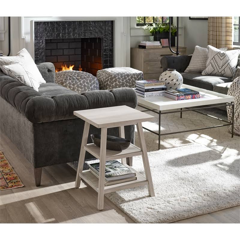 Modern Farmhouse Square Side Table