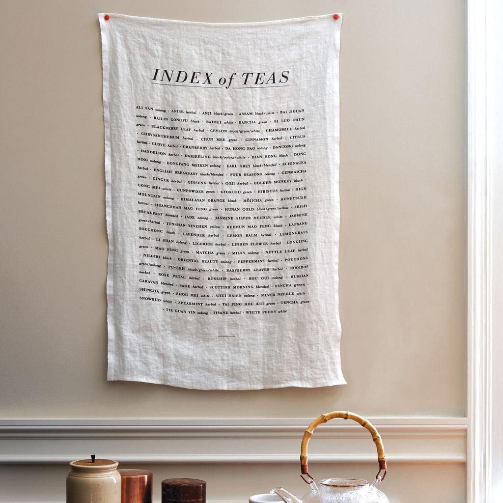 Tea List Tea Towel