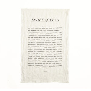 Tea List Tea Towel
