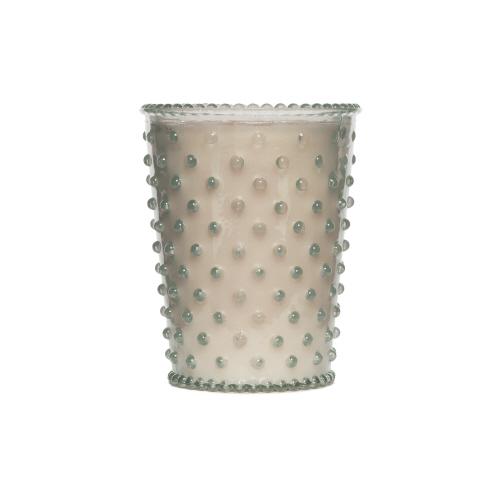 Hobnail Glass Candle