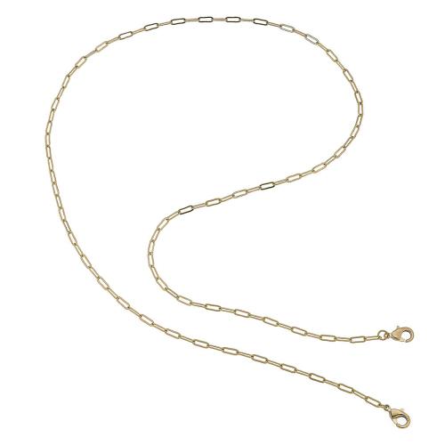 Soleil Small Paperclip Chain Mask Necklace
